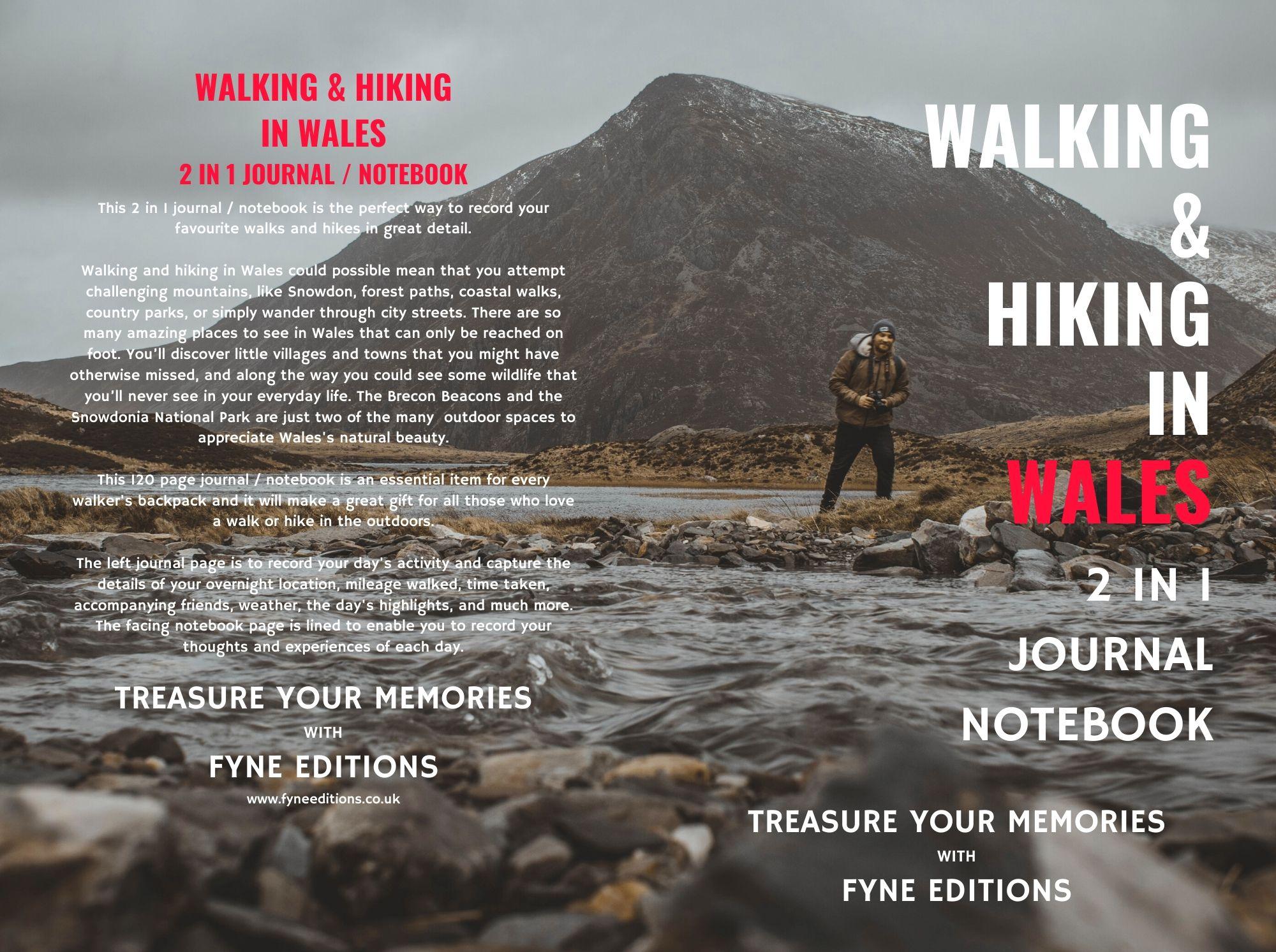 Walking & Hiking in Wales Journal & Notebook