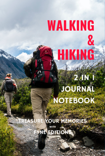 Walking & Hiking 2 in 1 Journal / Notebook