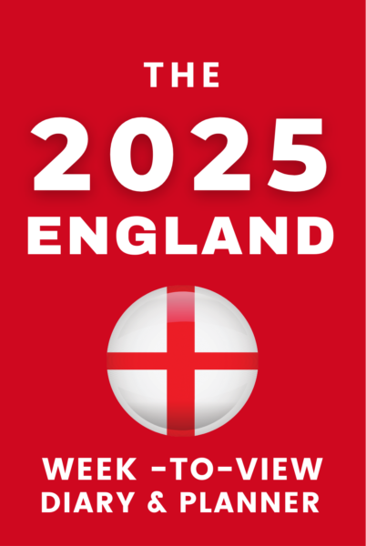 2025 England Week-to-View Diary
