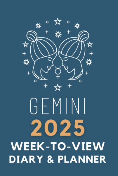 Cover 2025 Gemini Week-to-View Diary Cover