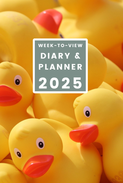 Cover Ducks 2025 Week-to-View Diary