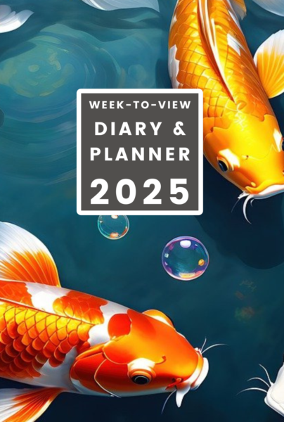 Koi Carp 2025 Week-to-View Diary