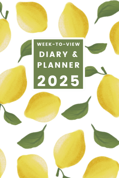 Lemons 2025 Week-to-View Diary