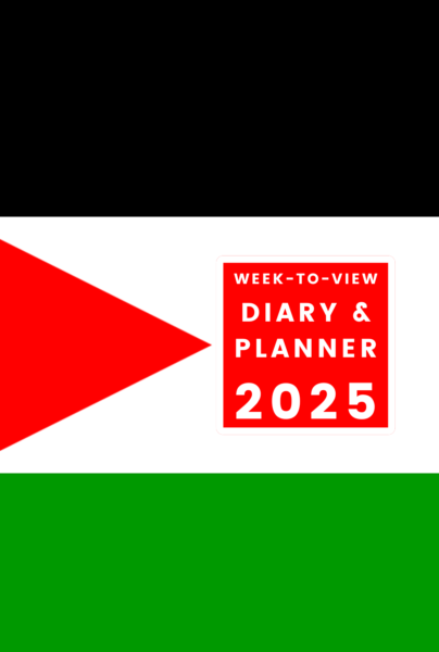 Palestine Flag 2025 Week-to-View Diary