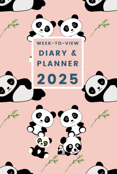 Pandas 2025 Week-to-View Diary