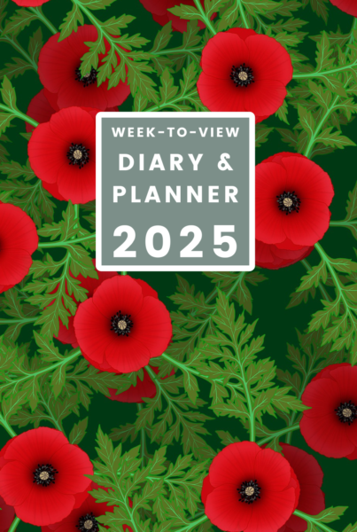 Poppies 2025 Week-to-View Diary
