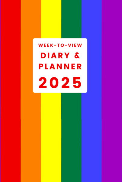 Rainbow Flag 2025 Week-to-View Diary