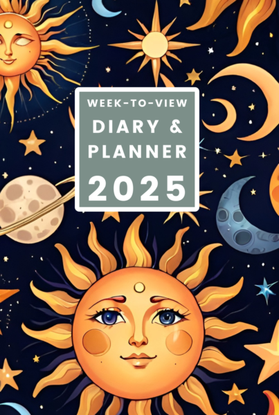 Sun Stars 2025 Week-to-View Diary