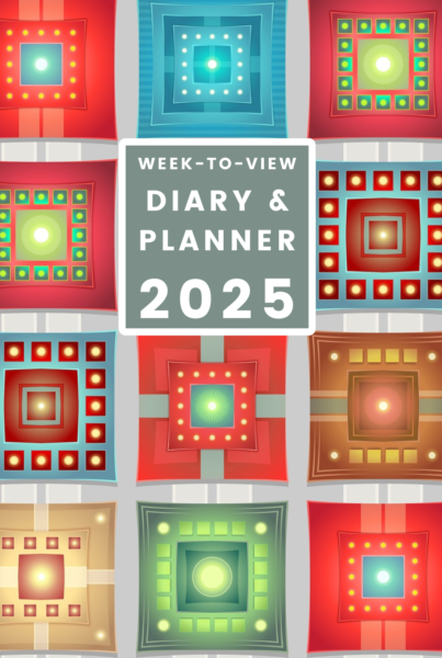 Tiles 2025 Week-to-View Diary