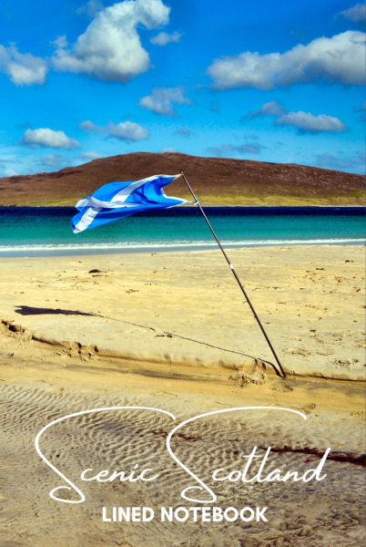 Scenic Scotland - Saltire On A Beach