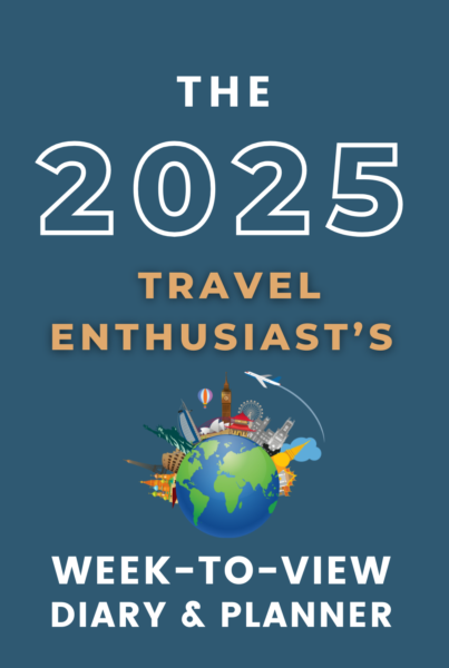 2025 Travel Enthusiast's Week-to-View Diary
