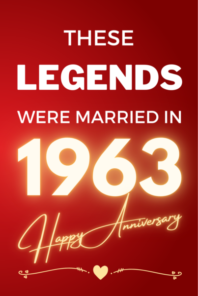 1963 Wedding Anniversary