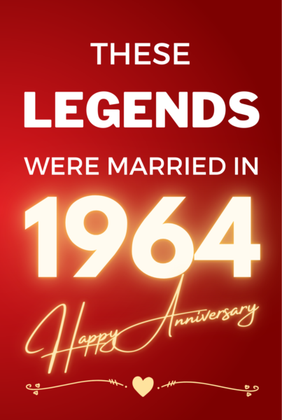 1964 Wedding Anniversary