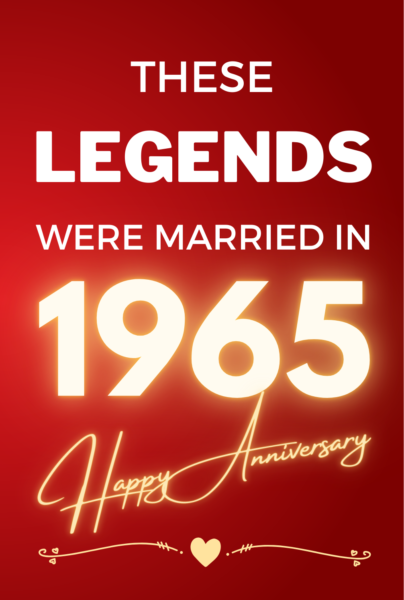 1965 Wedding Anniversary