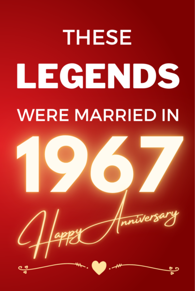 1967 Wedding Anniversary