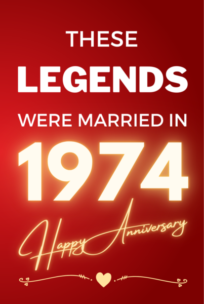 1974 Wedding Anniversary