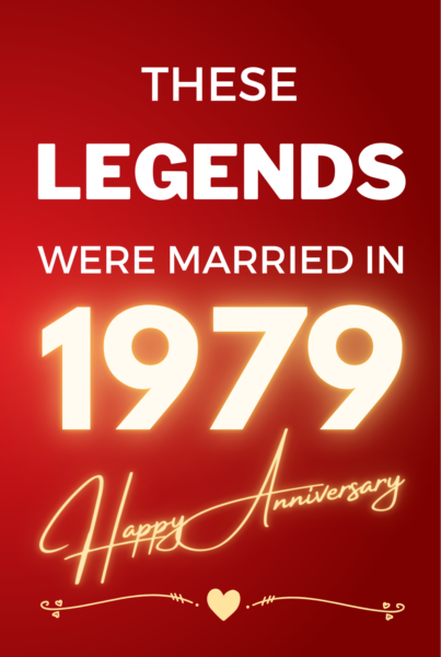 1979 Wedding Anniversary