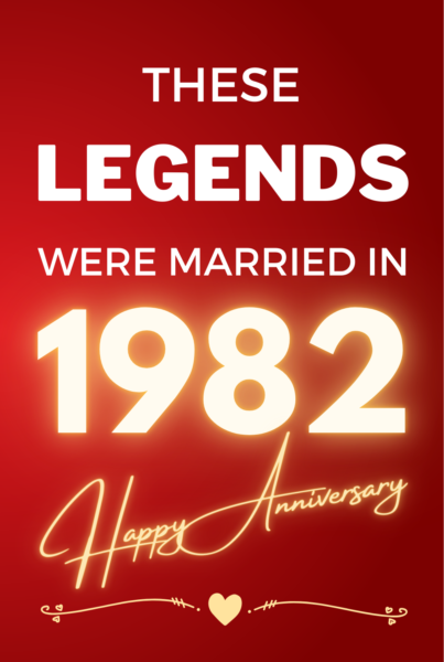 1982 Wedding Anniversary