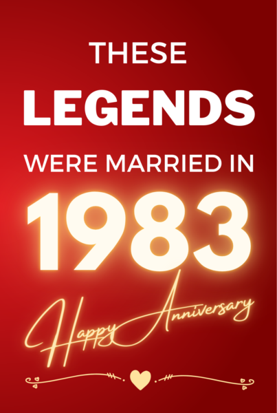 1983 Wedding Anniversary