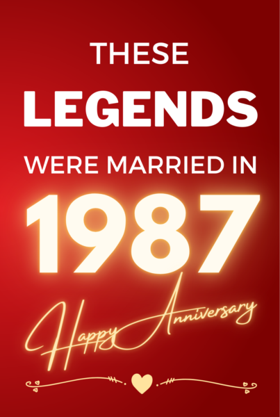 1987 Wedding Anniversary