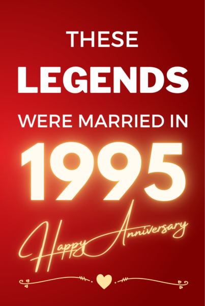 1995 Wedding Anniversary