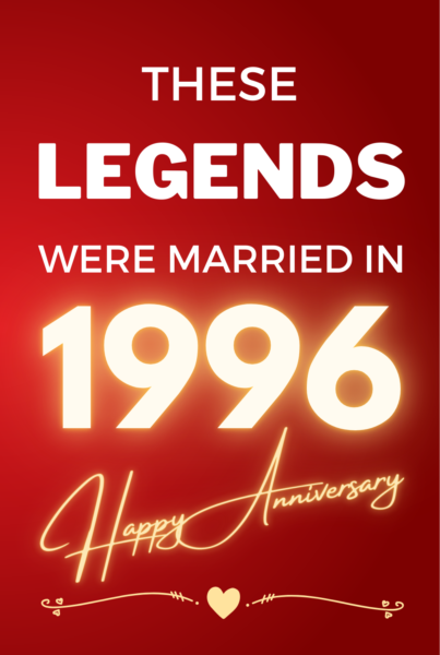 1996 Wedding Anniversary