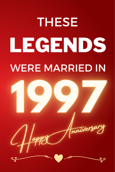 1997 Wedding Anniversary