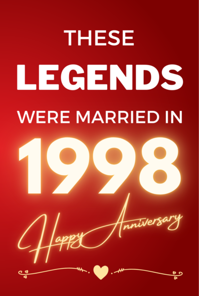 1998 Wedding Anniversary