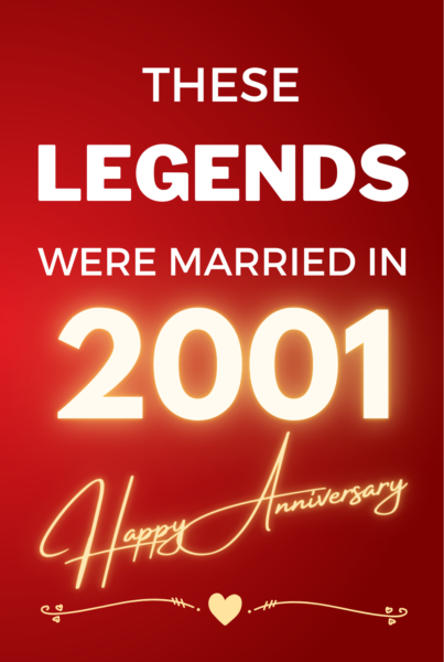 2001 Wedding Anniversary