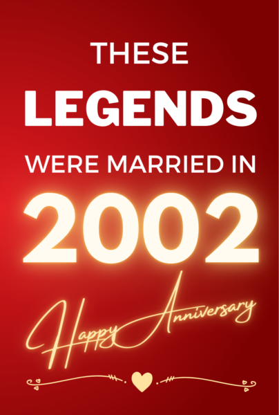 2002 Wedding Anniversary