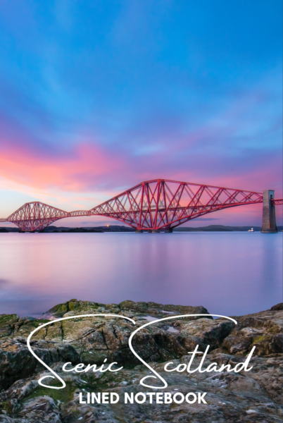 Scenic Scotland - Forth Rail Bridge - Lined Notebook